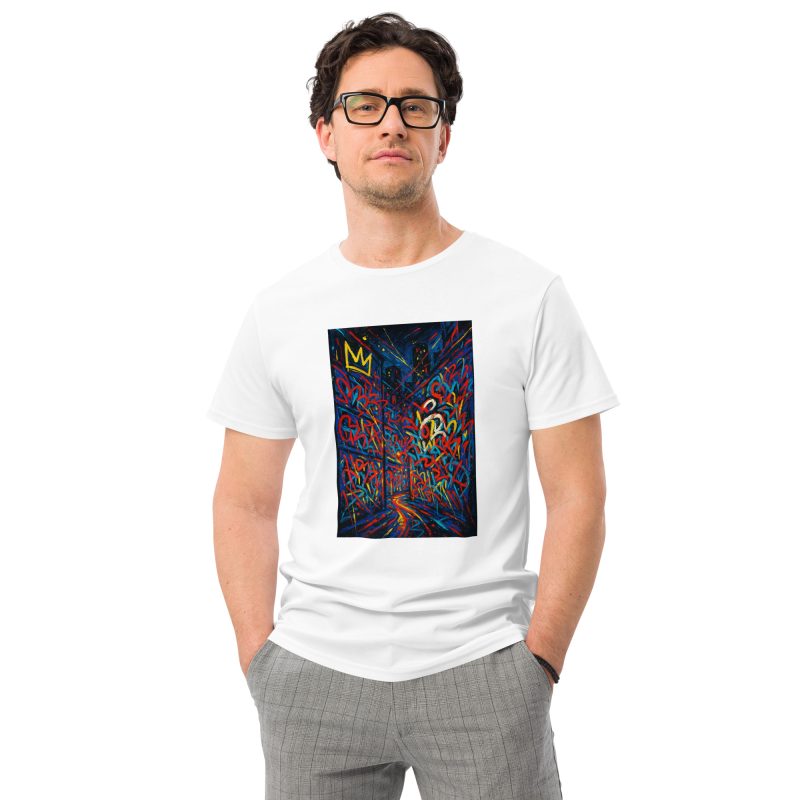 From Street to Galleries – Men's Premium Cotton T-Shirt Inspired by Basquiat - Image 5