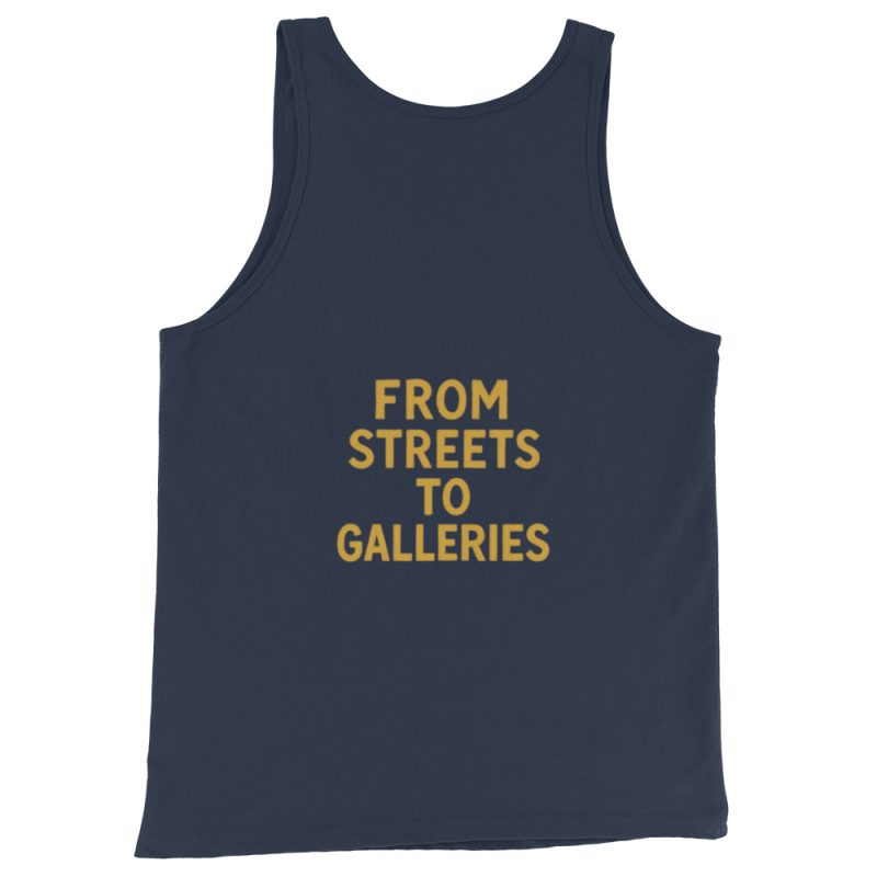 From Street to Galleries – Unisex Premium Cotton Tank Top Inspired by Basquiat - Image 5