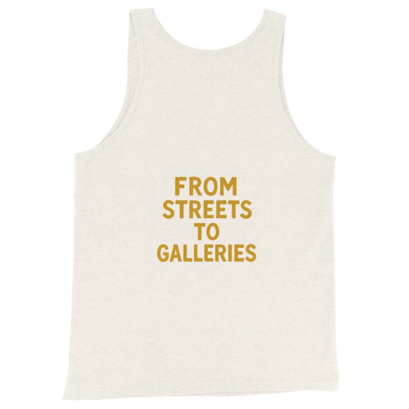 From Street to Galleries – Unisex Premium Cotton Tank Top Inspired by Basquiat - Image 17