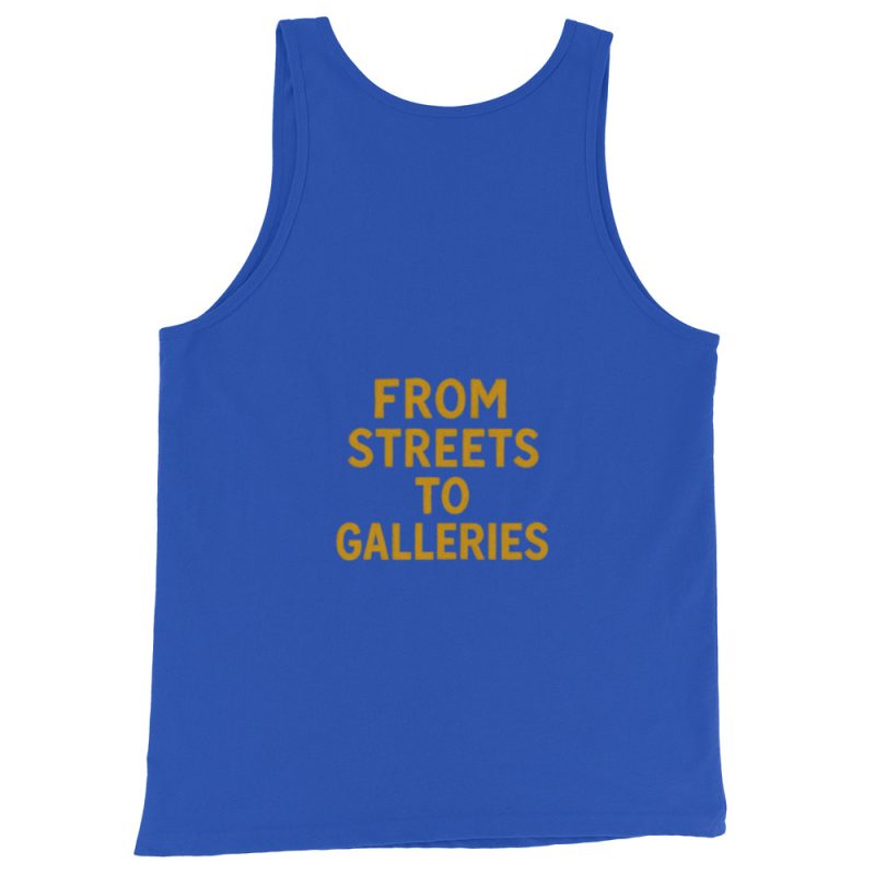 From Street to Galleries – Unisex Premium Cotton Tank Top Inspired by Basquiat - Image 11