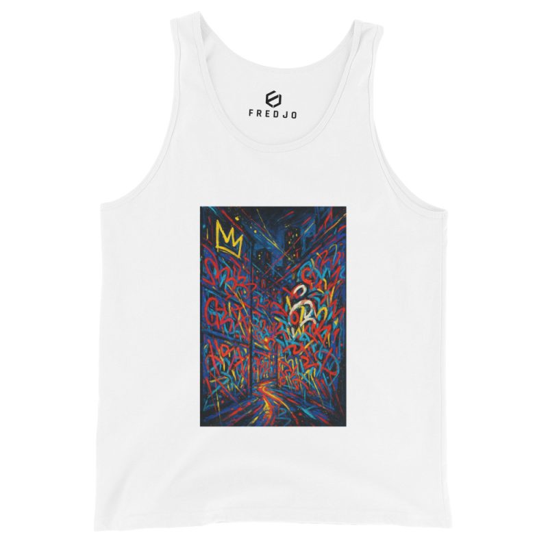 From Street to Galleries – Unisex Premium Cotton Tank Top Inspired by Basquiat - Image 19